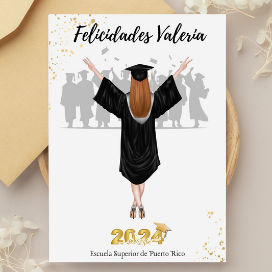 Personalized Card for Her on Her Graduation