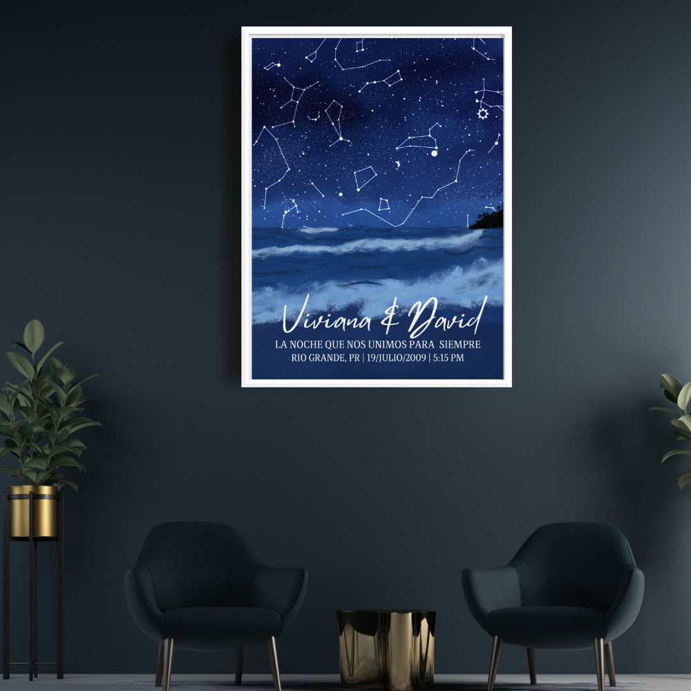 Star Map - Digital Poster