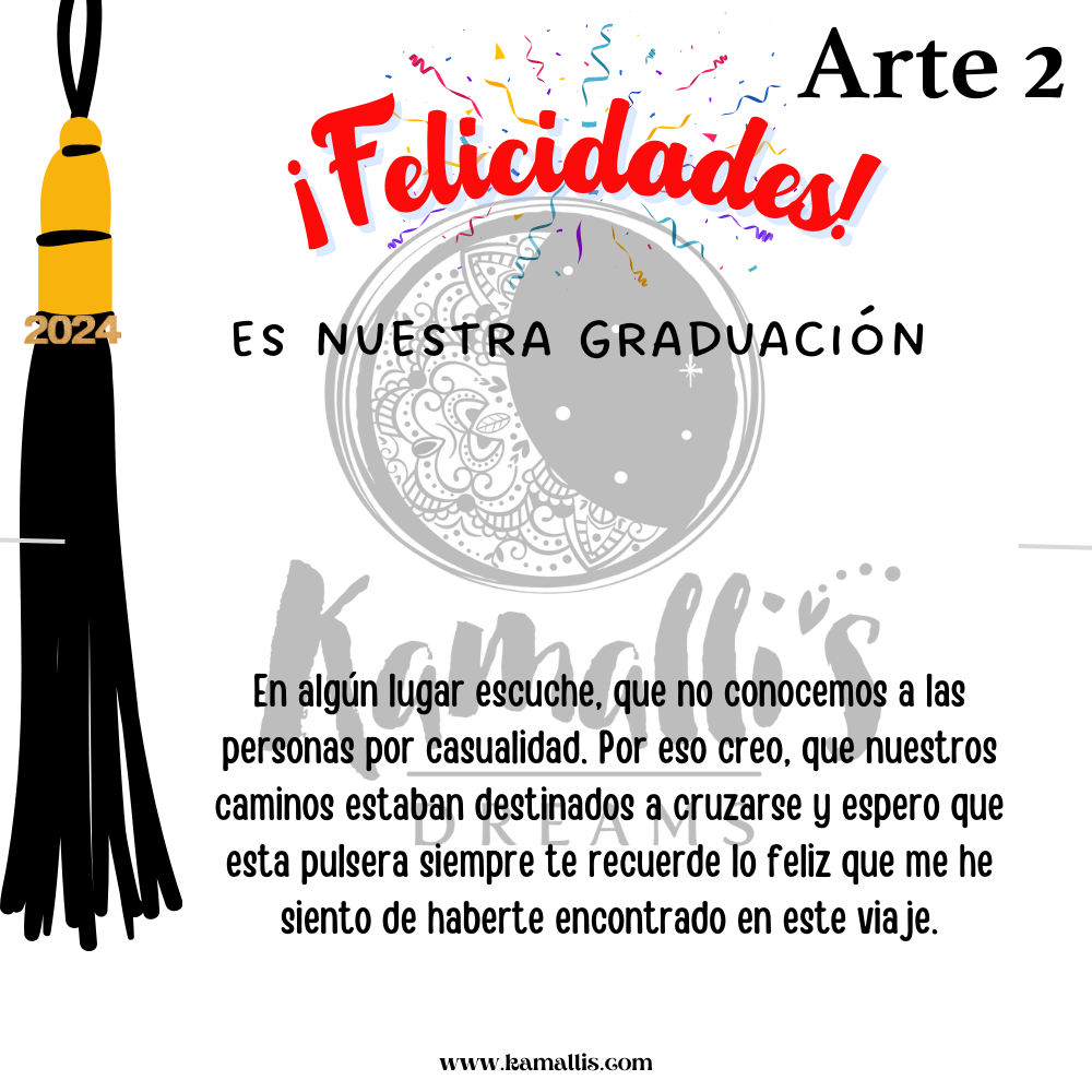 Brazaletes de Amistad - Regalo para Graduacion