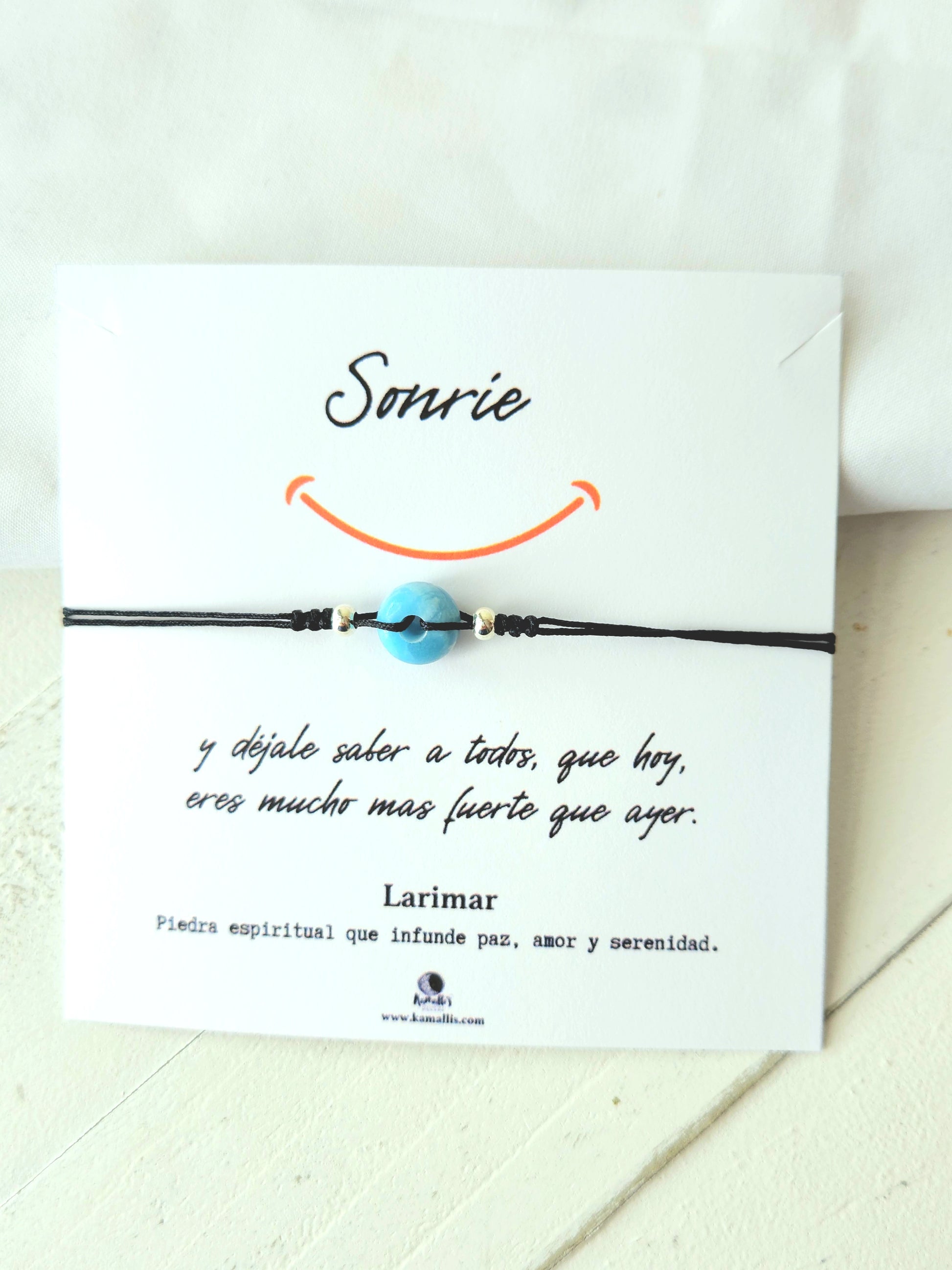 Pulsera Ajustable Larimar - Kamalli's Dream